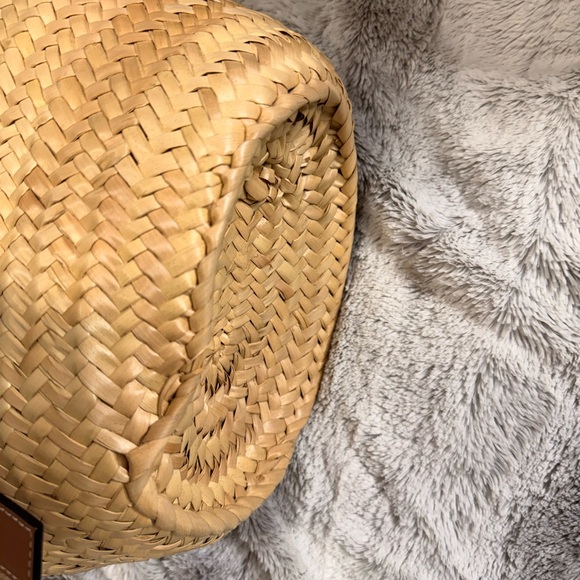 Loewe Brown and Tan Woven Tote - Picture 3 of 4